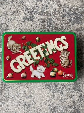 Gucci Greetings Holiday Limited Edition Needlepoint Set